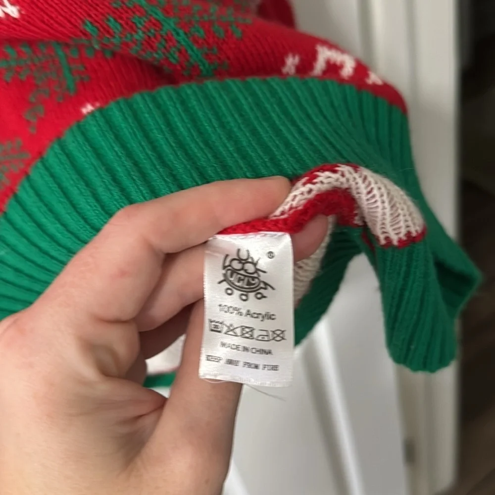 Festive Red Christmas Sweater